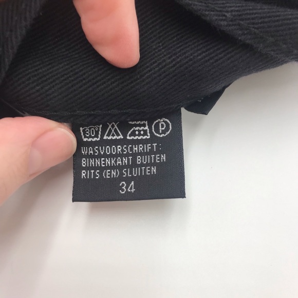 BRAM’S PARIS| Mom Jean in Blk (Workwear jean) NWT - Picture 10 of 13